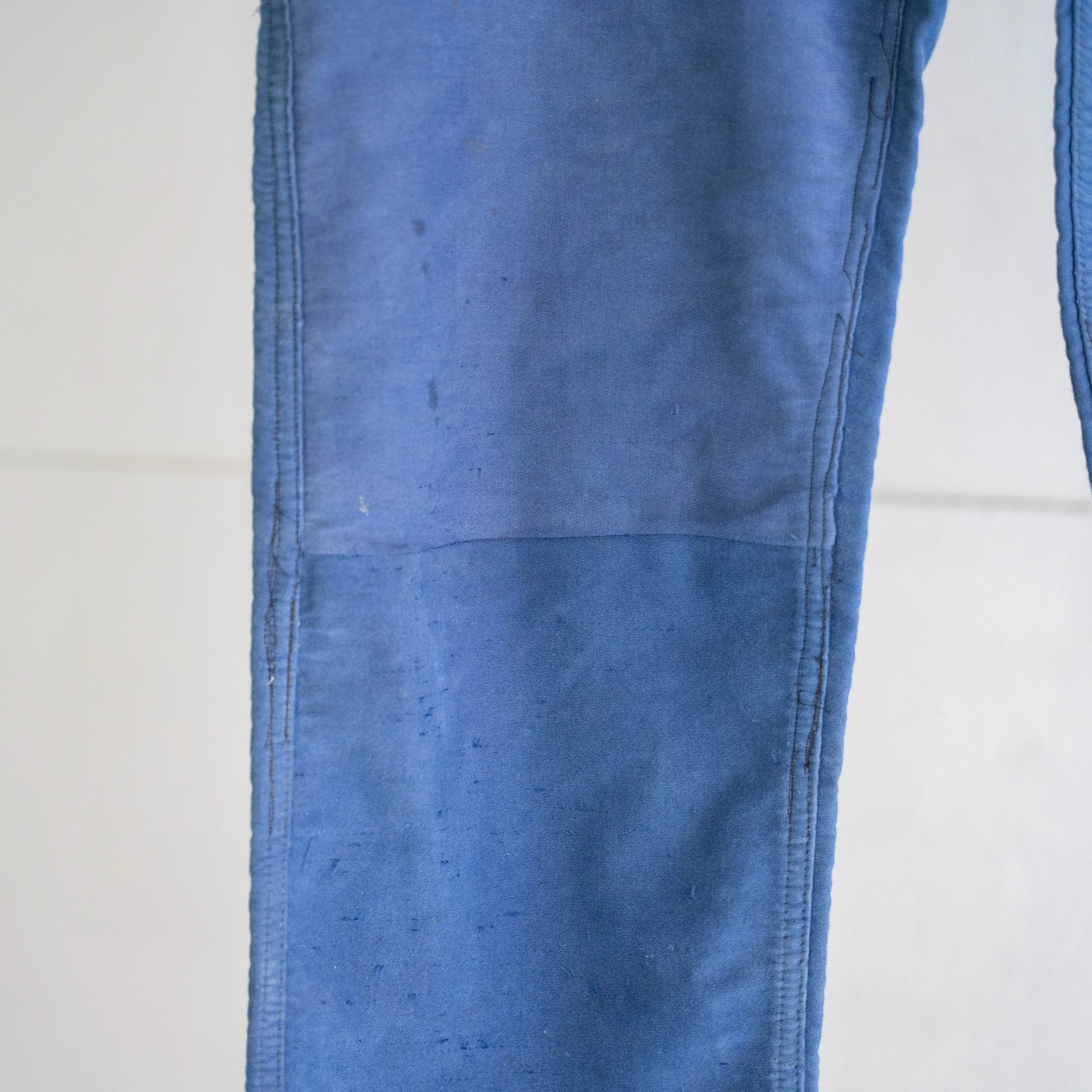 1950-60s France moleskin pants 'with patch work'