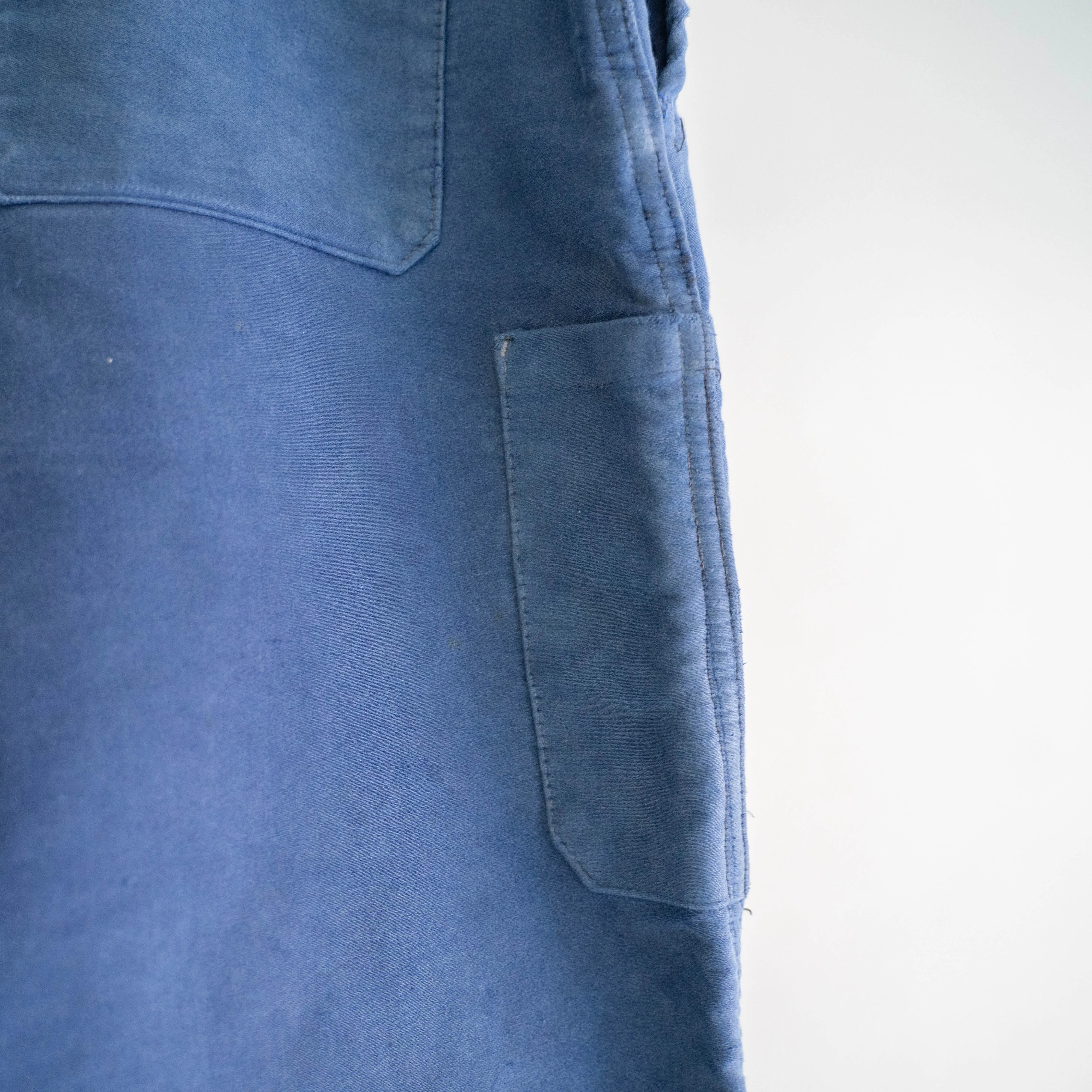 1950-60s France moleskin pants 'with patch work'