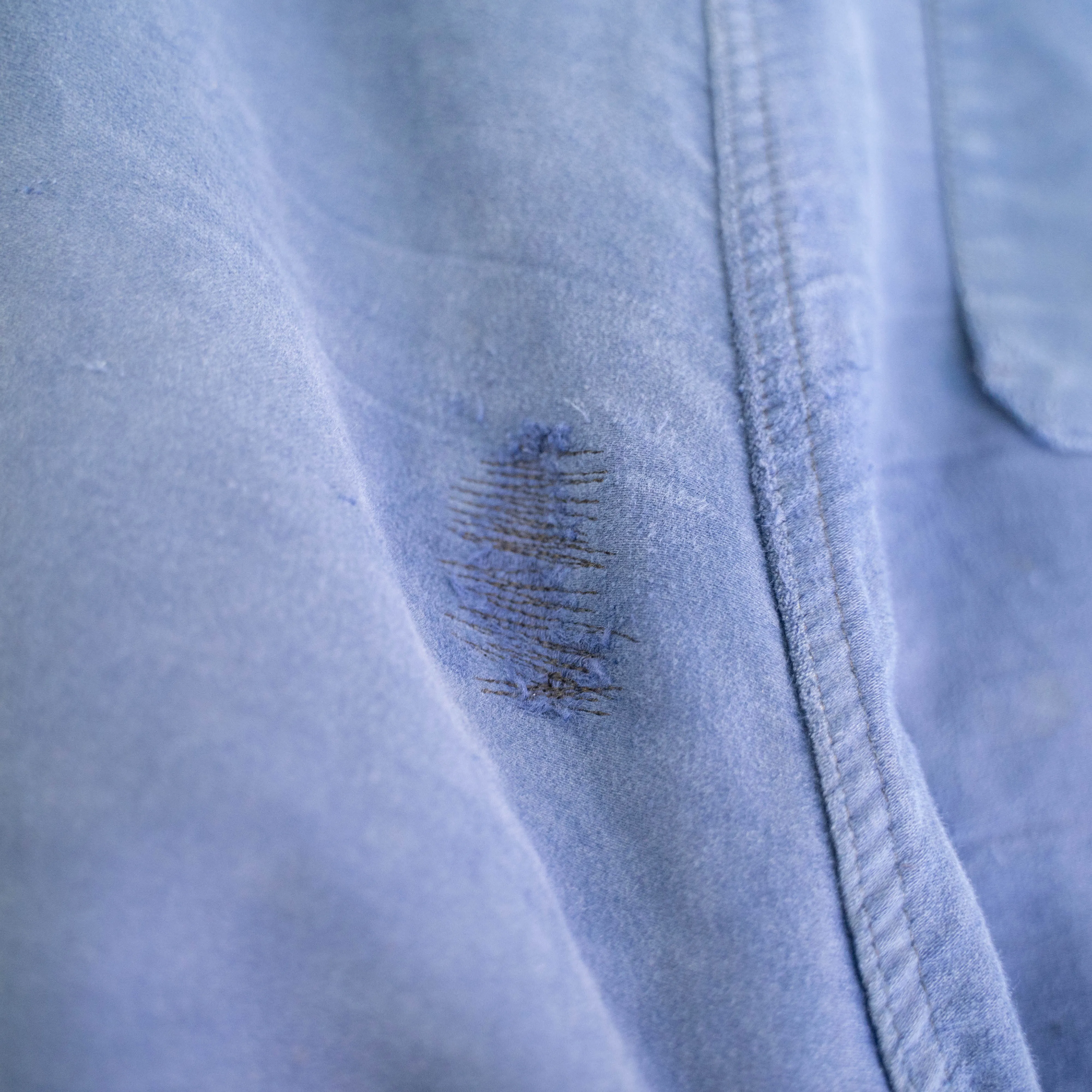 1950-60s France moleskin pants 'with patch work'