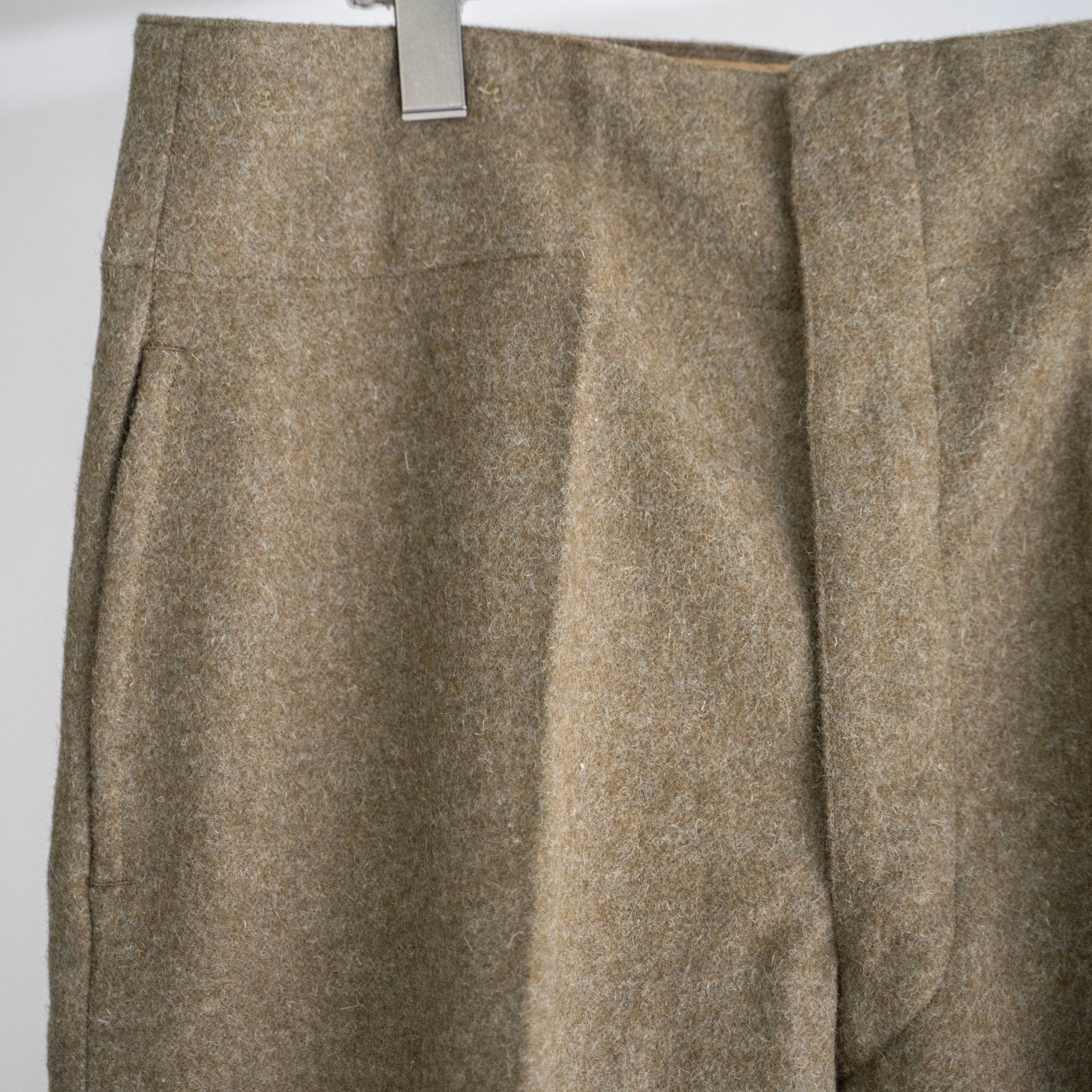 1950s Italian military wool battle dress pants 'dead stock'