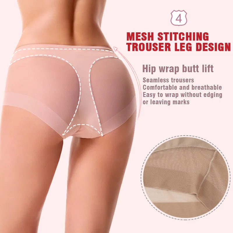 🎁(4 pieces) Buy 1 get 3 free ⏳High Waist Ice Silk Seamless Shaping Briefs