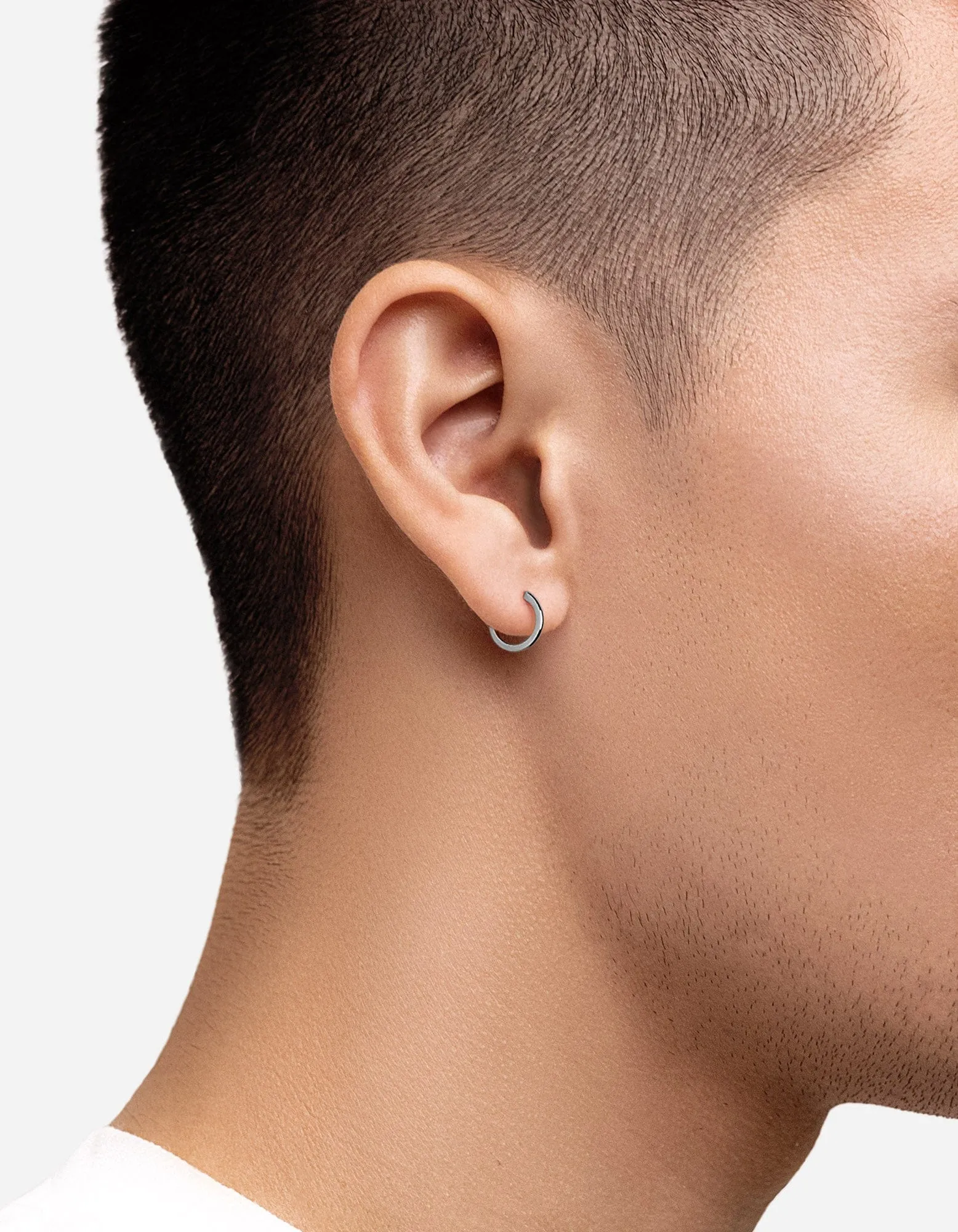 Aeri Huggie Earring, Sterling Silver