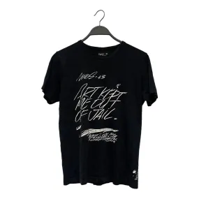 agnes b. homme/T-Shirt/S/Cotton/BLK/keep me out of jail