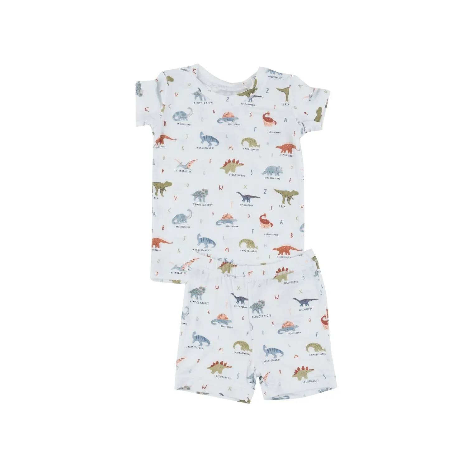 Angel Dear - Baby's Abc Dino Loungewear Short Set