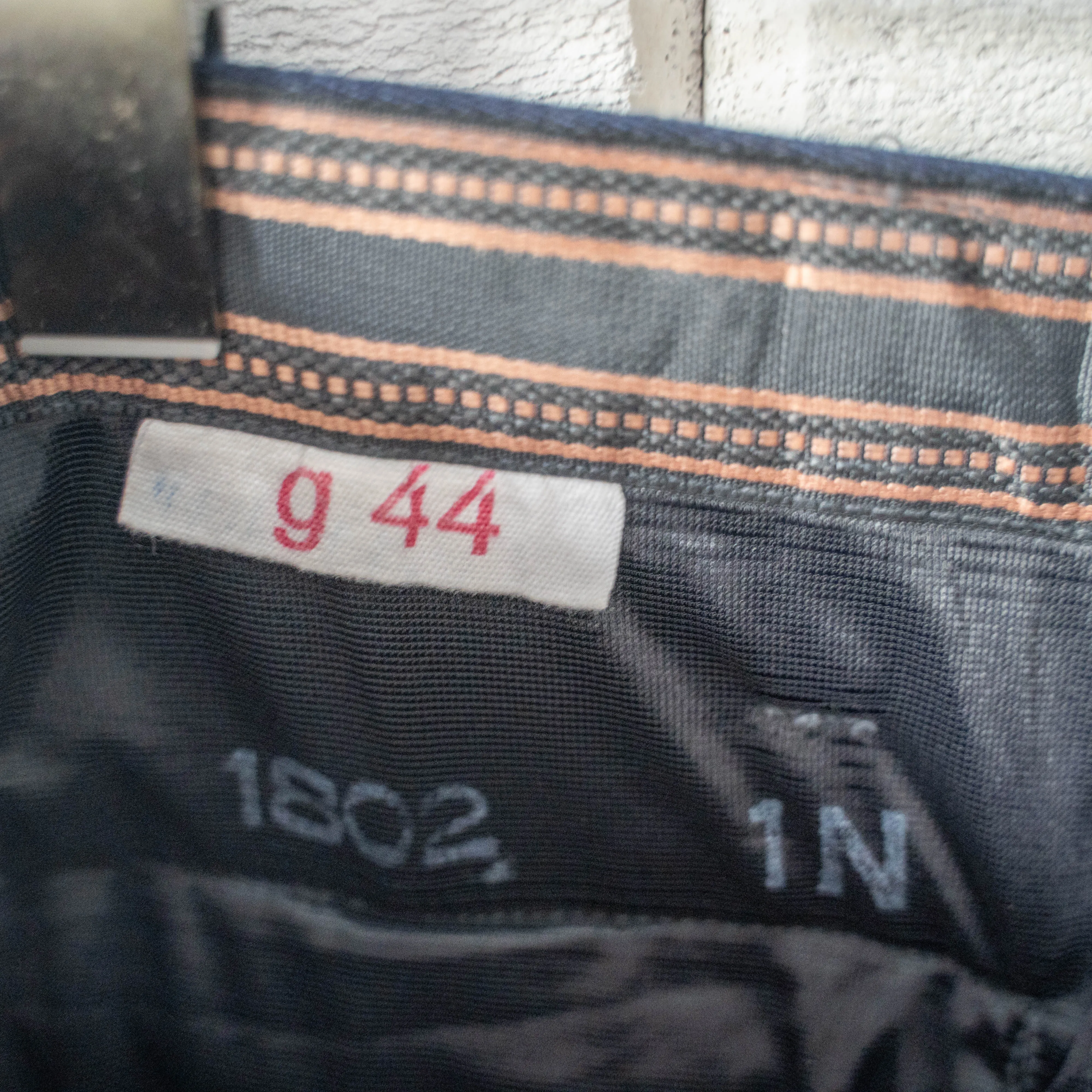 around 1960s German military navy color one tack dress pants