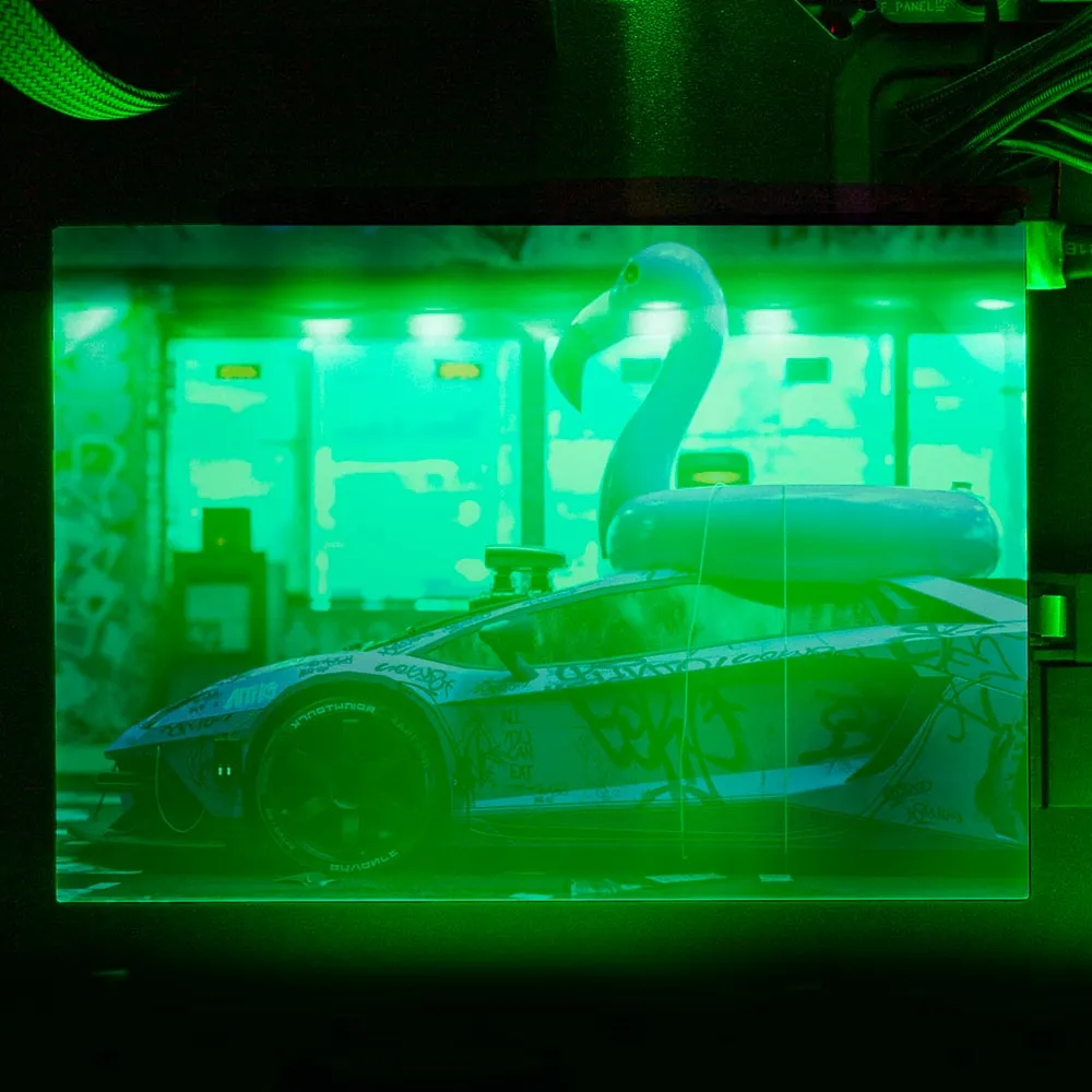 Bad Flamingo 2 RGB HDD Cover Horizontal