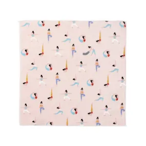 Ballot Antibacterial Deodorant Handkerchief Yoga Pink