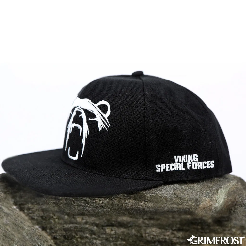 Berserker Snapback Cap, Black