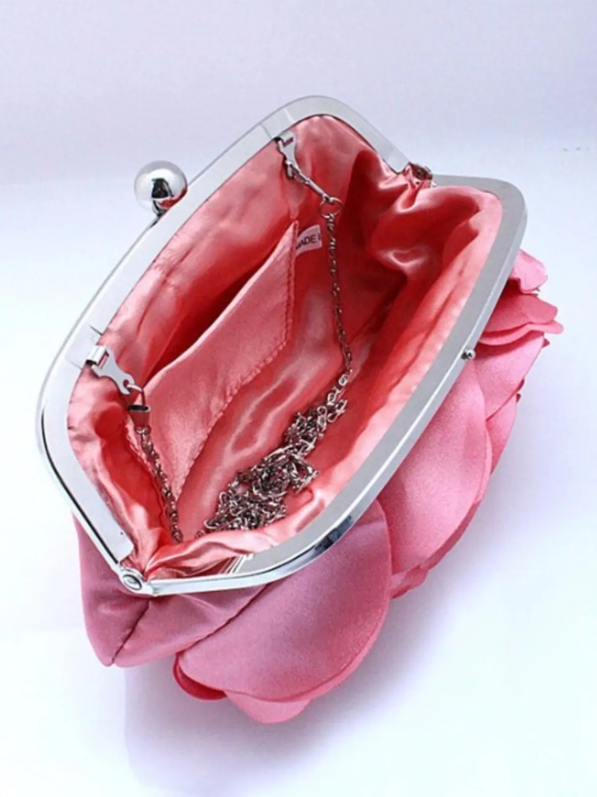 Blooming With Grace Rose Flower Evening Clutch