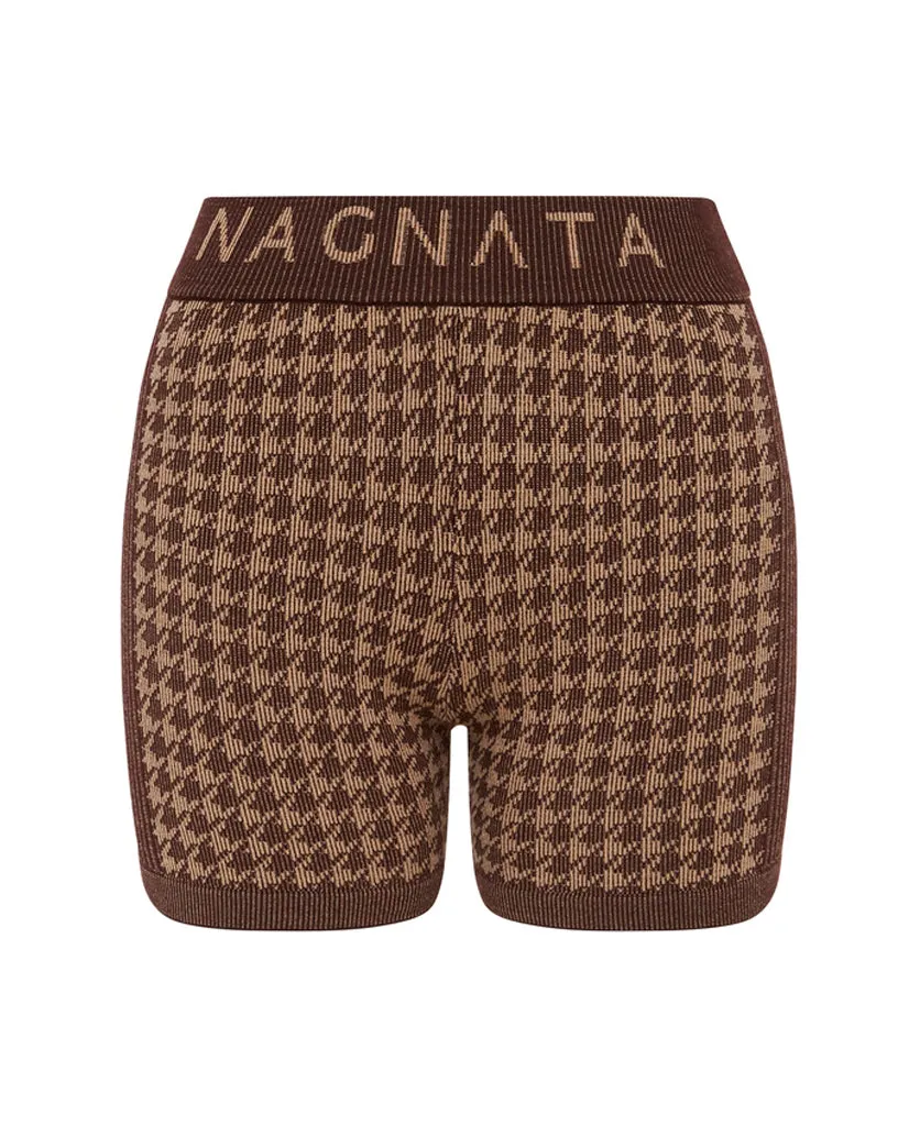CHECKED OUT KNIT SHORT