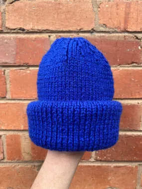 Cobalt Fisherman Beanie