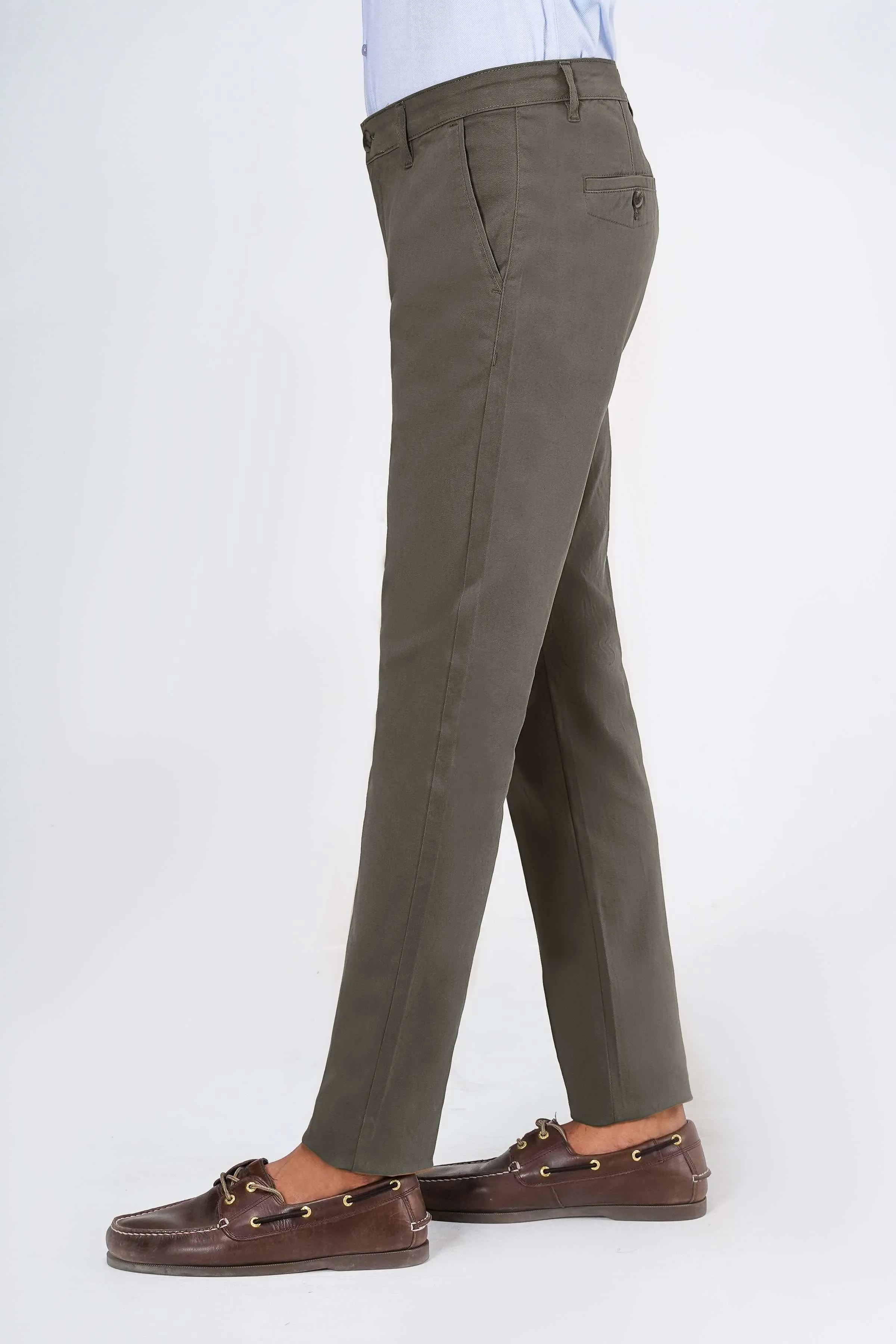 CROSS POCKET CASUAL PANT DARK OLIVE