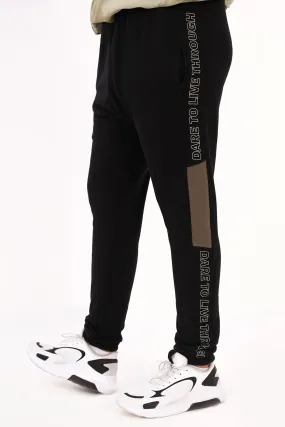 Dare To Live Through Jogger Pants (Plus Size) - W22 - MTR052P