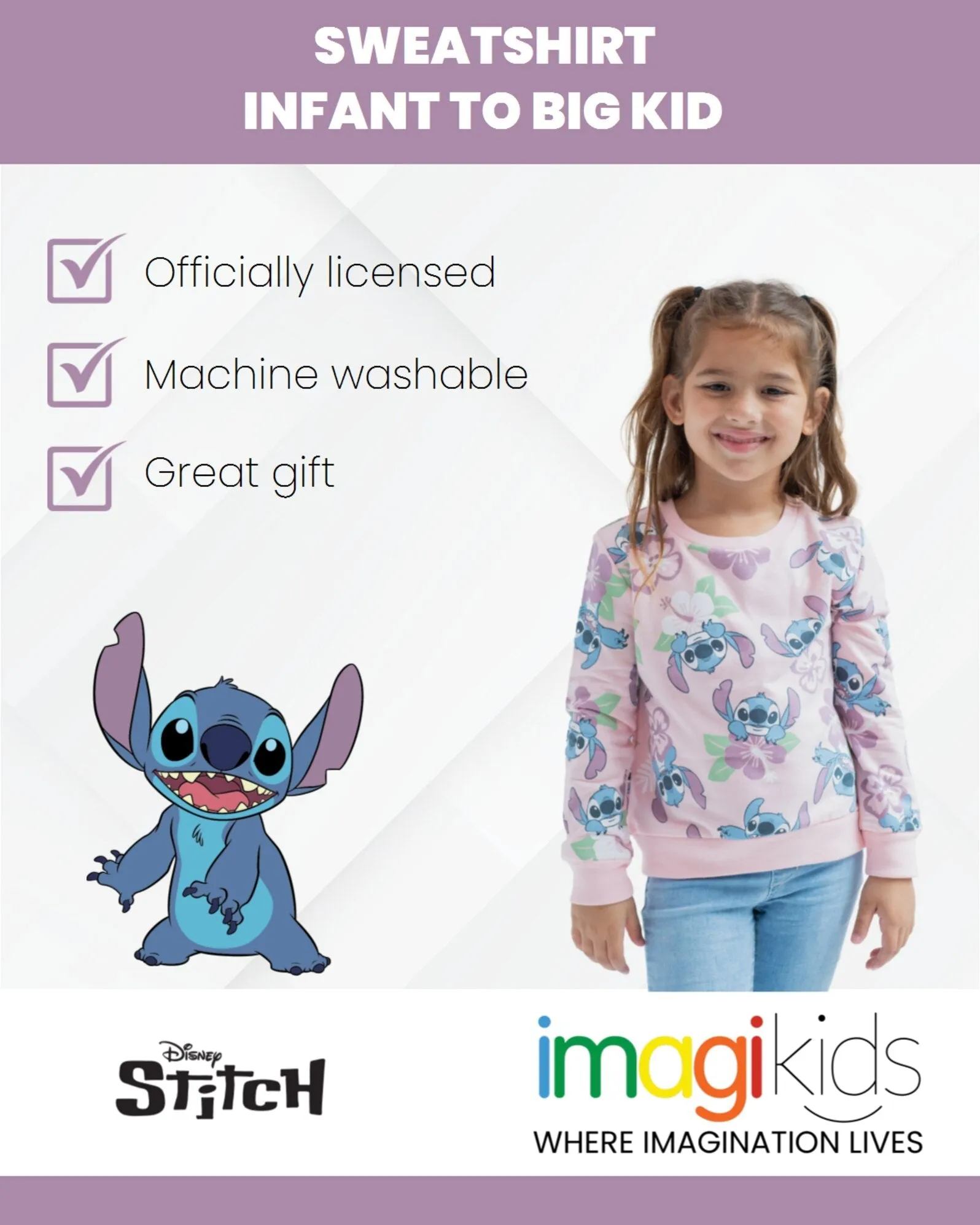 Disney Lilo & Stitch French Terry Sweatshirt