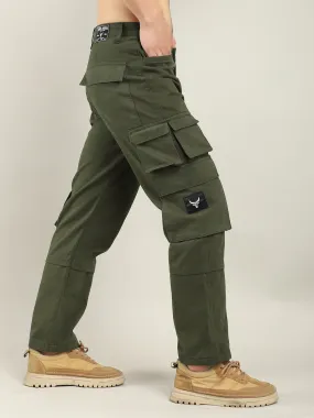 Dope Dark Olive Green Multipocket Cargo