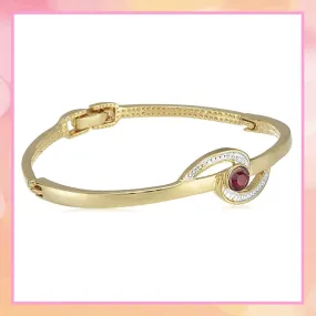 Estele Gold Plated Across The Sky Cuff Bracelet for women