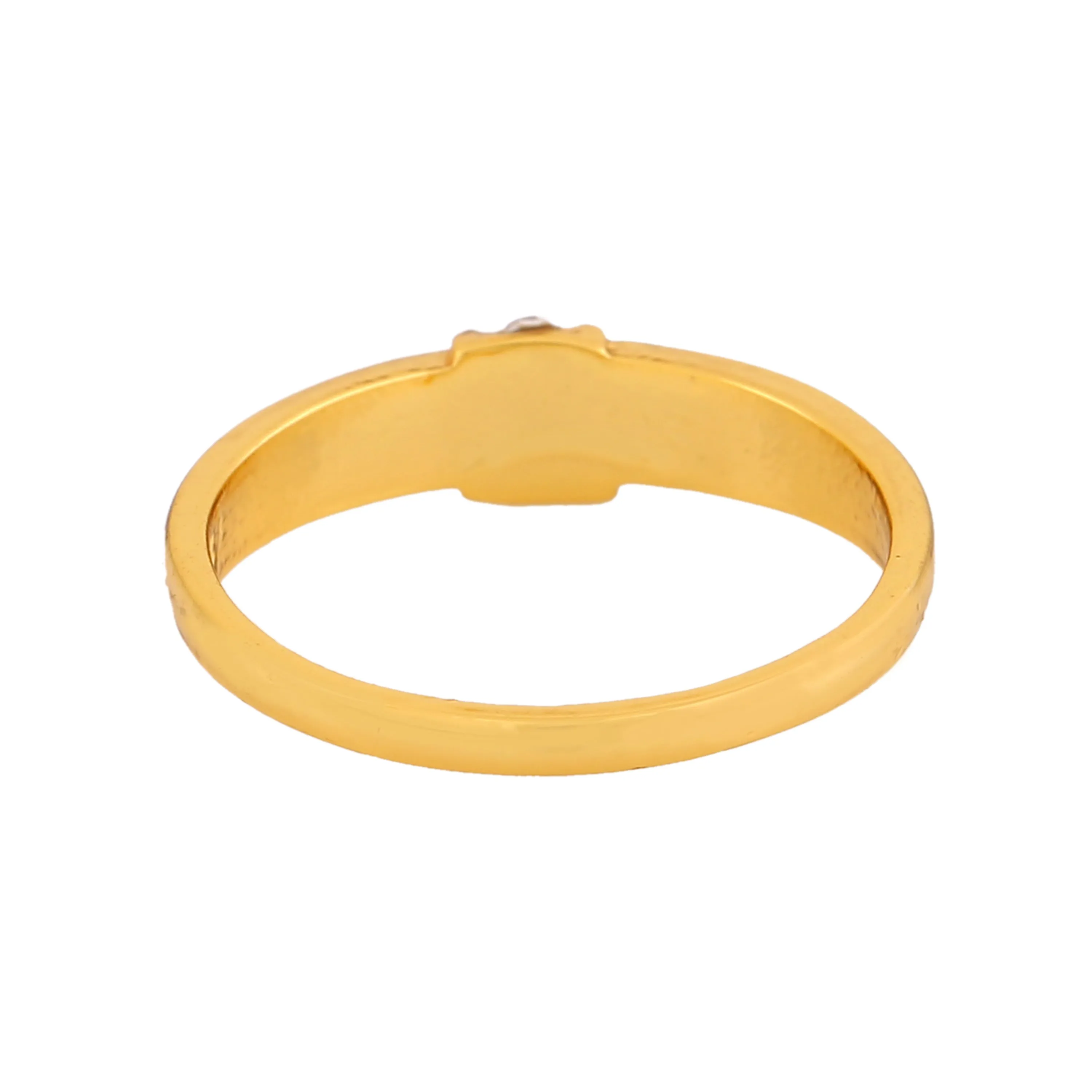 Estele Gold Plated Beautiful Rings with Crystals for Women