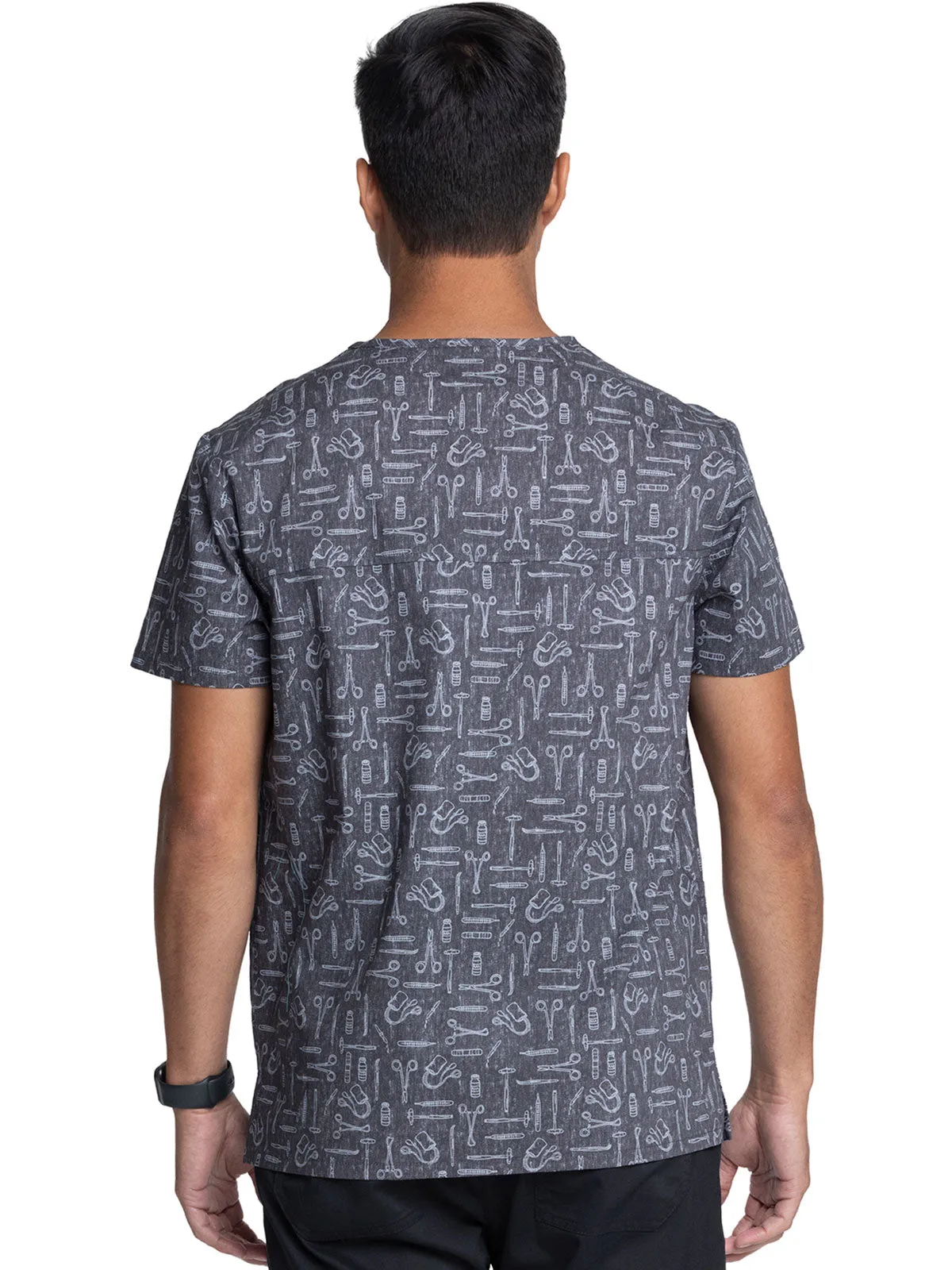 Fashion Prints - Men's Print Scrub Top