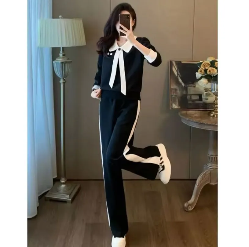 Fashion Women Tracksuit  Pants Two Piece Sets 485915 M