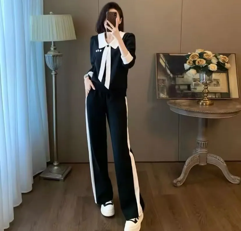 Fashion Women Tracksuit  Pants Two Piece Sets 485915 M