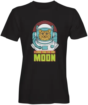 I Love You To The Moon Cat Lovers T-shirts