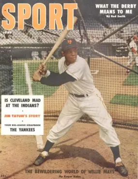 June 1956 Sport Cover (Willie Mays, New York Giants)
