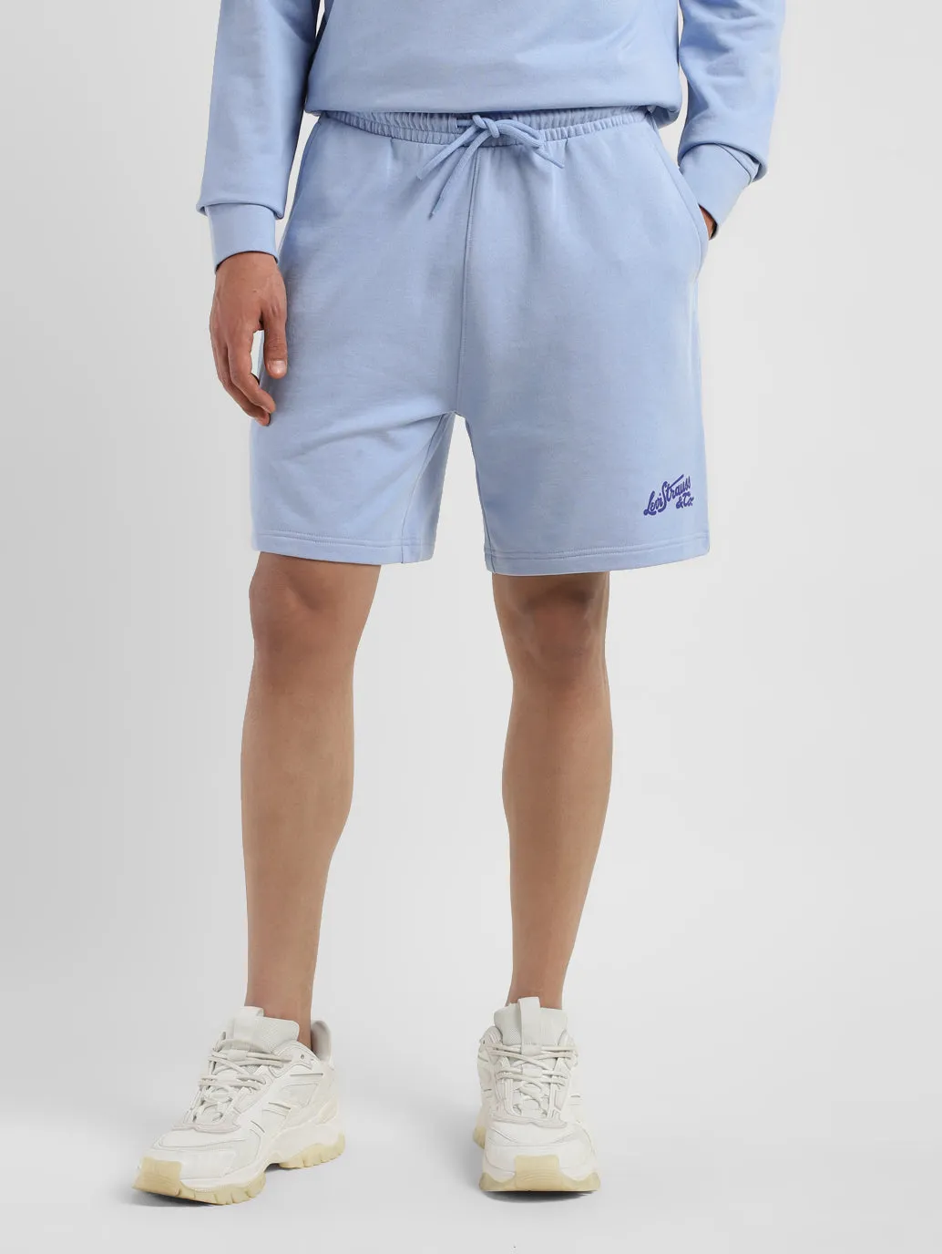 Men's Blue Regular Fit Shorts