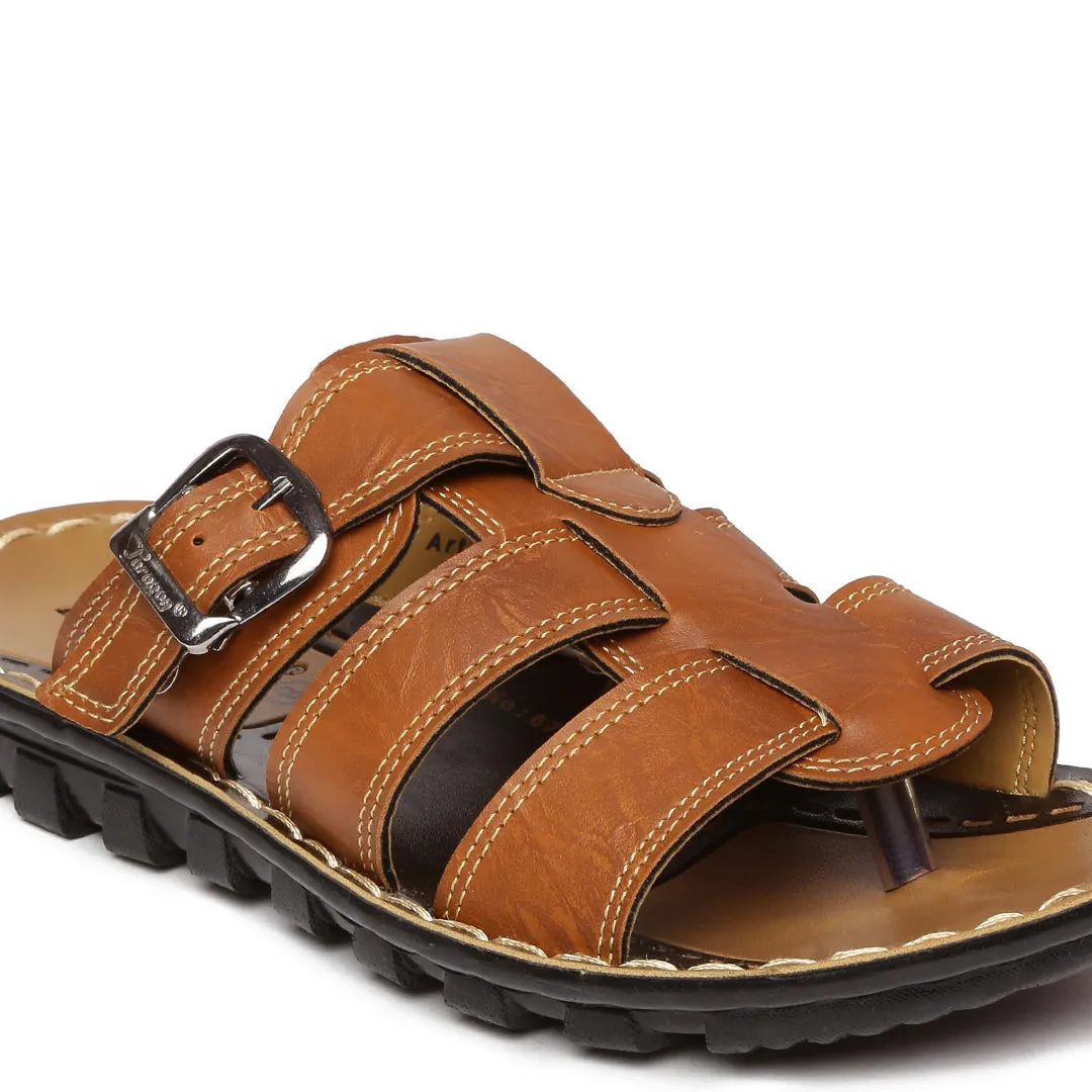 Men's Brown Vertex Flip-Flops