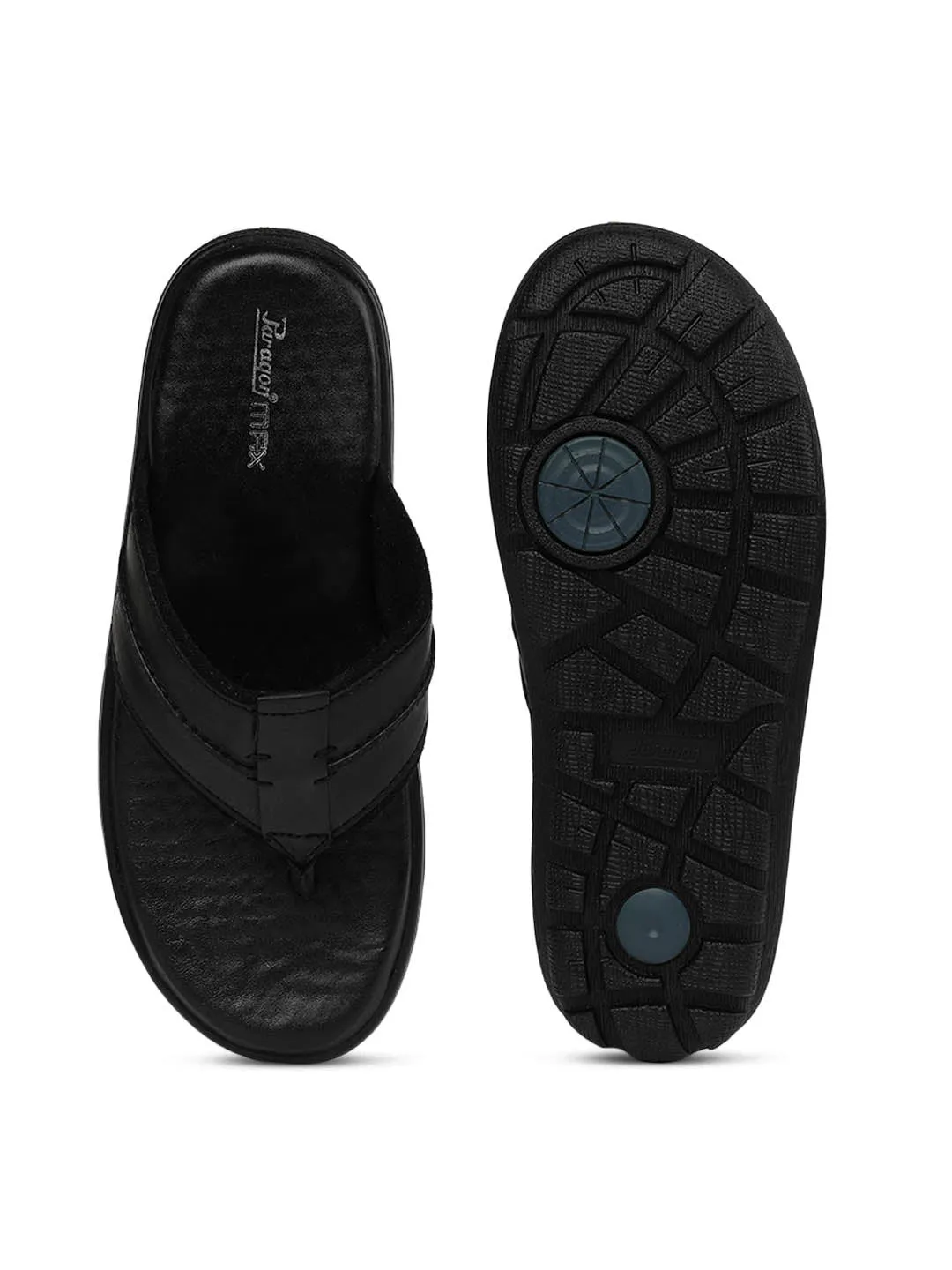Men's Paragon Max Black Flip-Flops