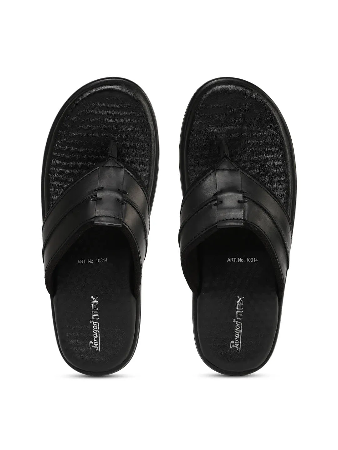 Men's Paragon Max Black Flip-Flops