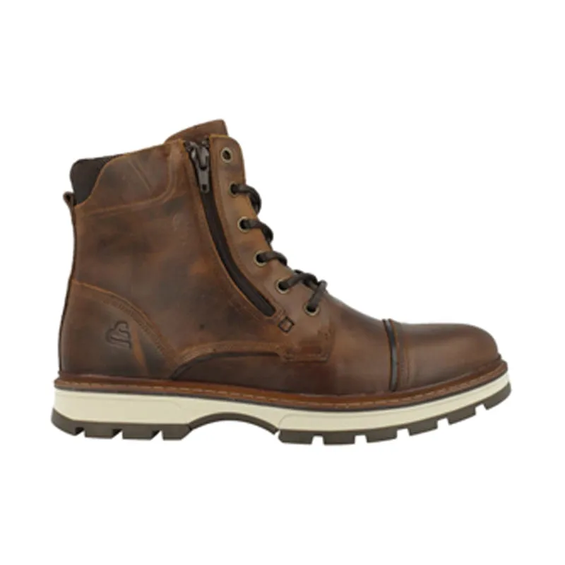 Premium Quality Teton Brown Leather Mens Boots