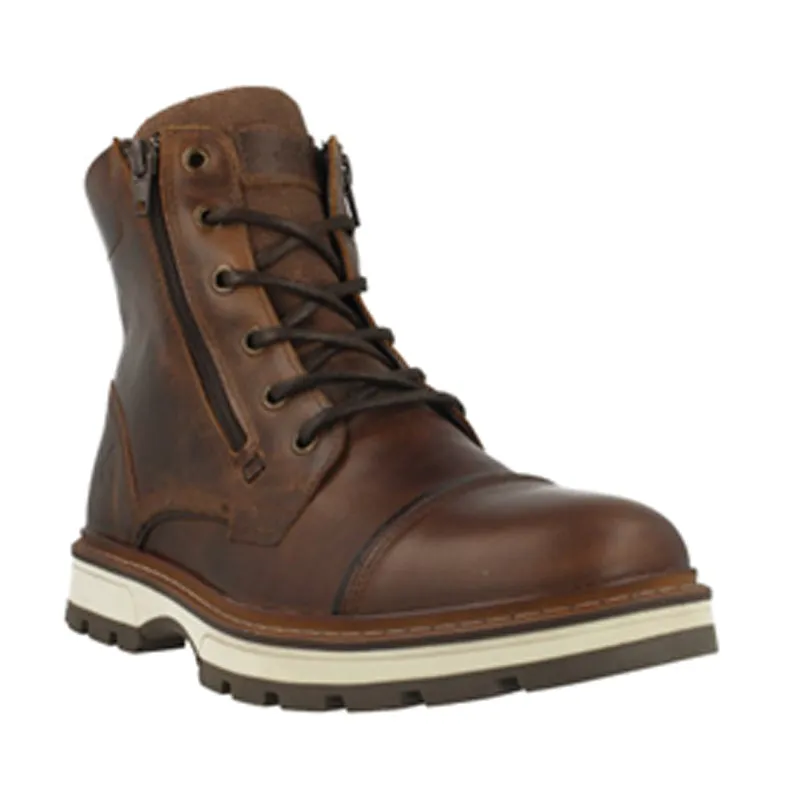 Premium Quality Teton Brown Leather Mens Boots