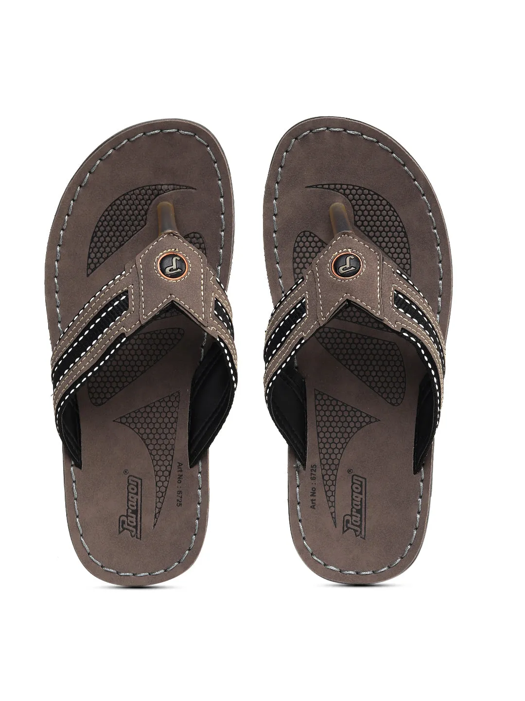 Men's Vertex Brown Flip-Flops
