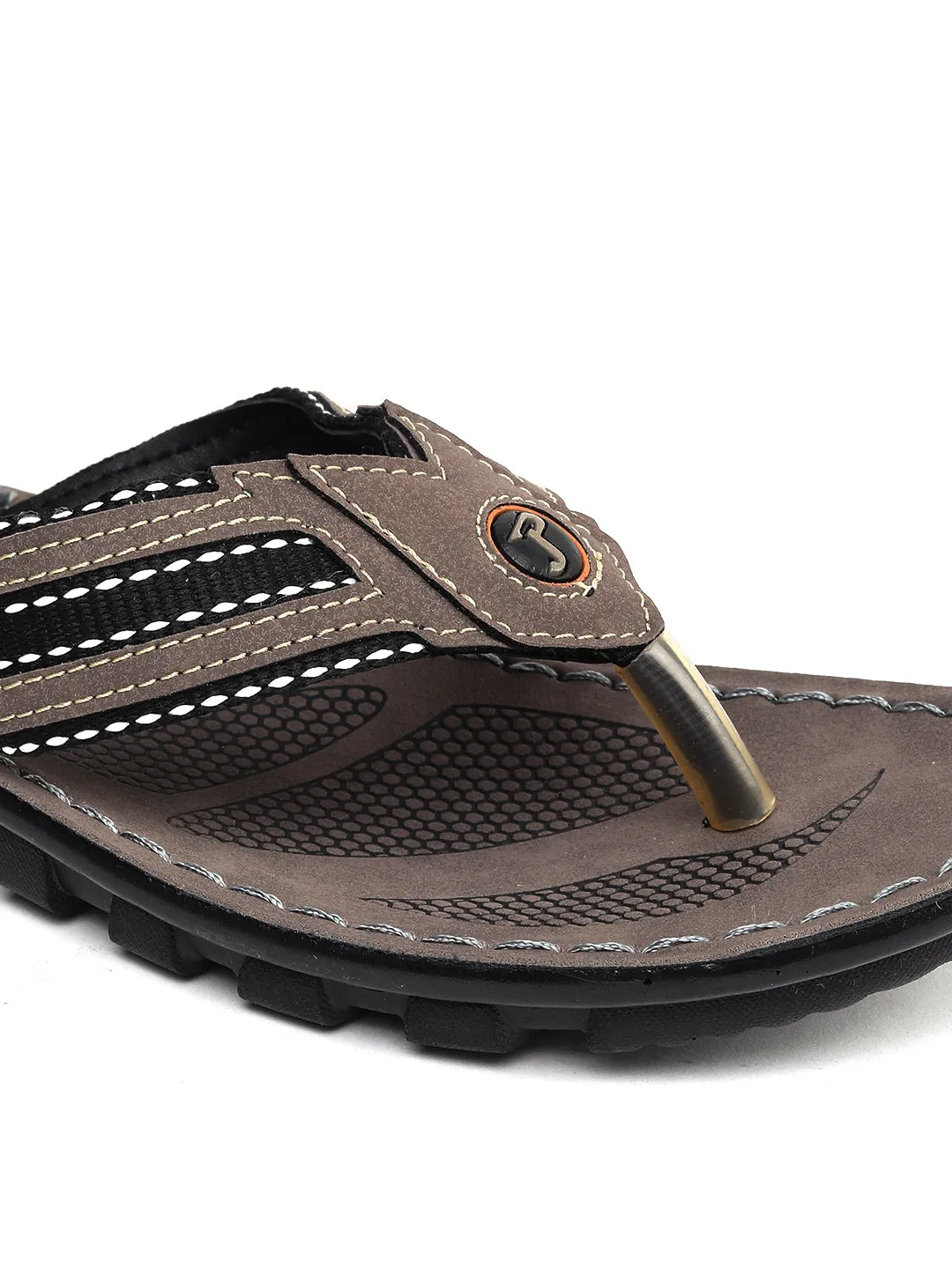 Men's Vertex Brown Flip-Flops