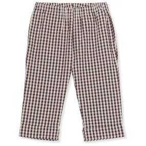 Navida Pants - Bitter Chocolate Check