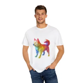 Origami Animals T-Shirt, Multicolored Dog Tee, Graphic Tee, Animal Lover Gift,