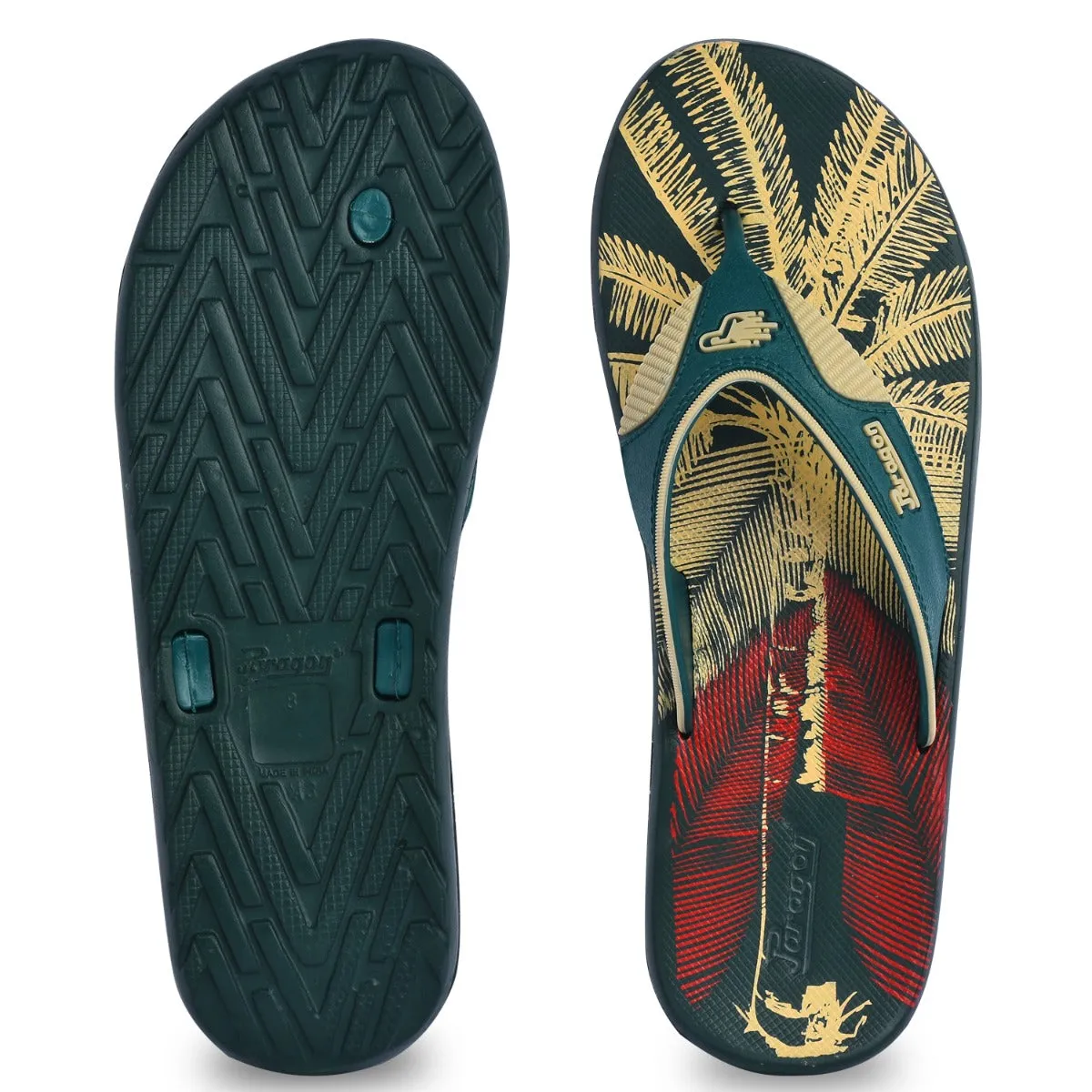 Paragon EVK3411G Men Stylish Lightweight Flipflops | Casual & Comfortable Daily-wear Slippers for Indoor & Outdoor | For Everyday Use
