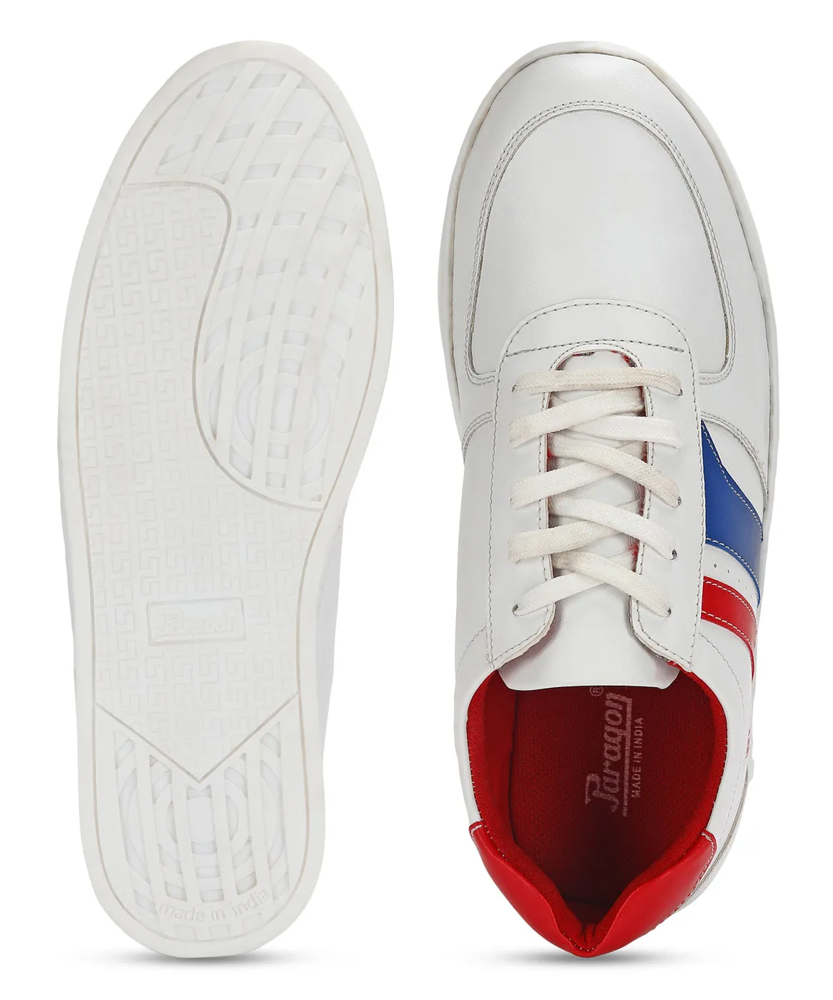 Paragon K1029G Men Casual Shoes | Stylish Walking Outdoor Shoes for Everyday Wear | Smart & Trendy Design  | Comfortable Cushioned Soles White