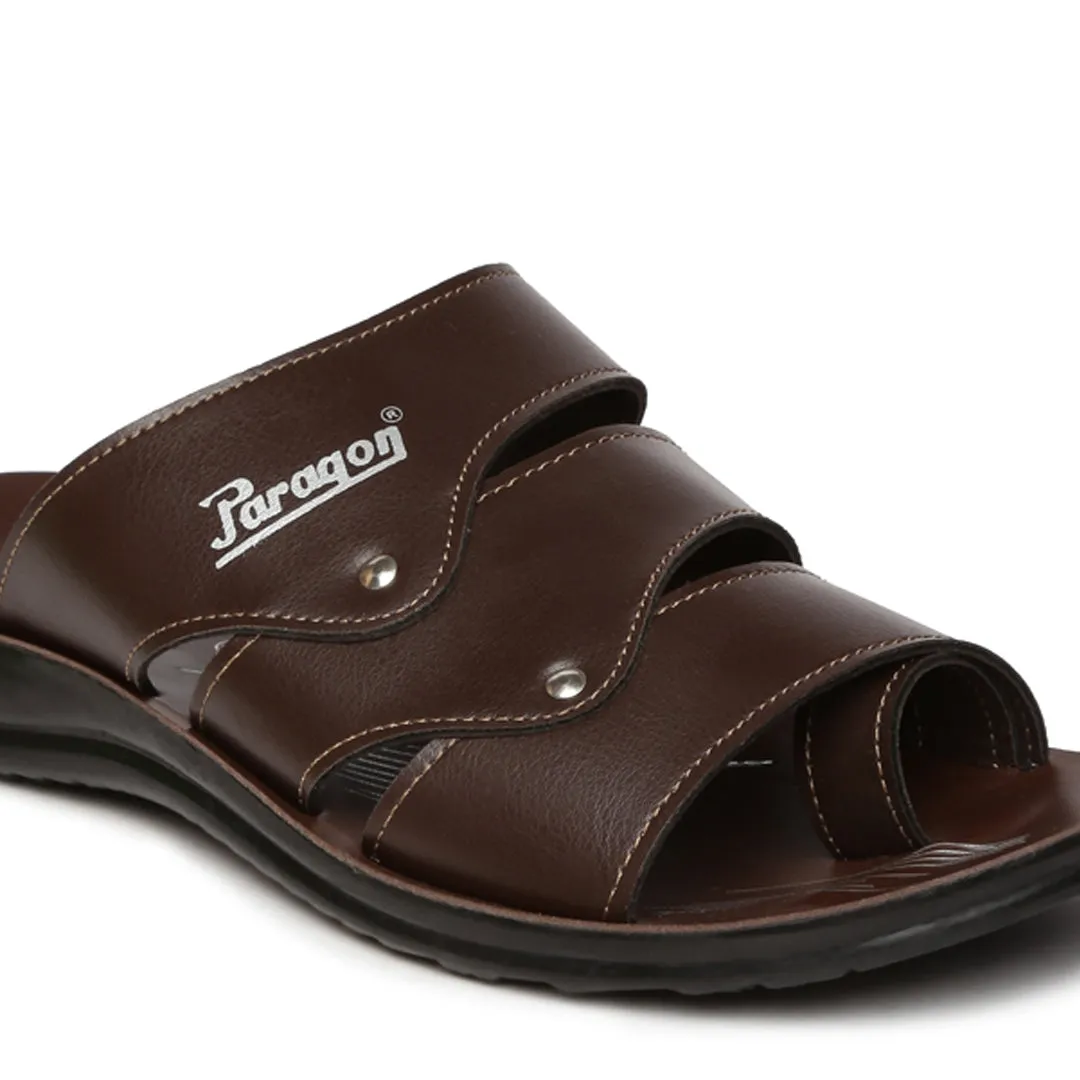 Paragon PU6670T Men Stylish Lightweight Flipflops | Comfortable with Anti skid soles | Casual & Trendy Slippers | Indoor & Outdoor
