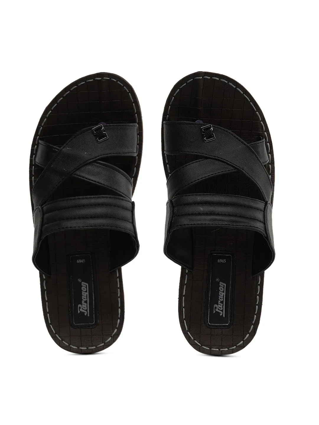 Paragon PU6945G Men Stylish Sandals | Comfortable Sandals for Daily Outdoor Use | Casual Formal Sandals with Cushioned Soles