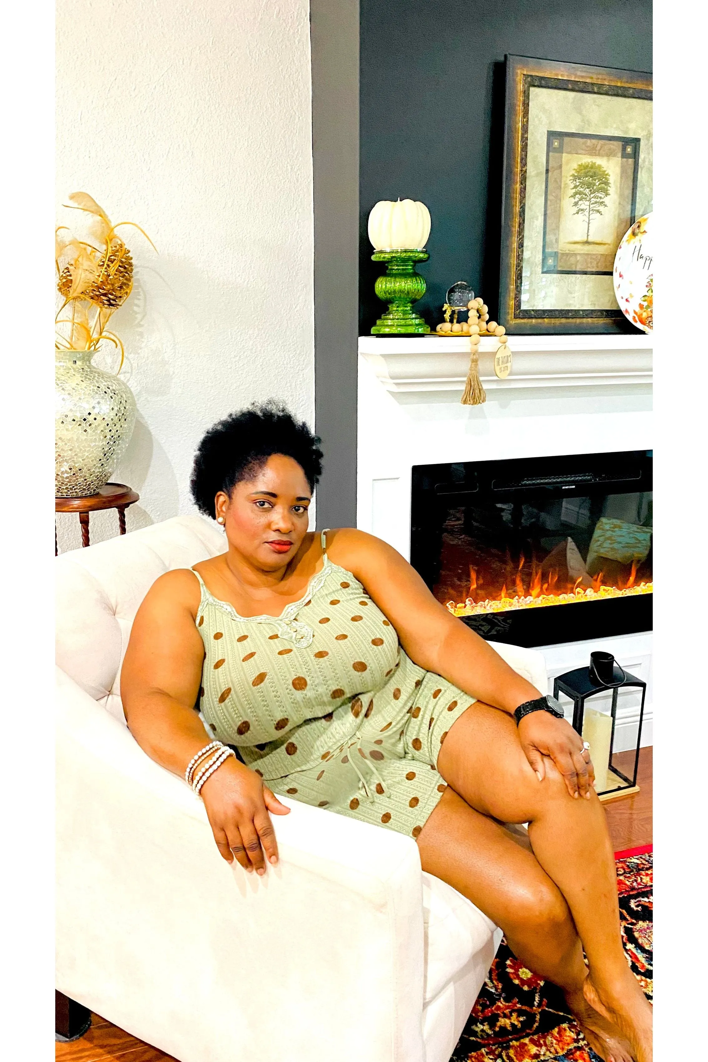Polka- Dot Loungewear Set