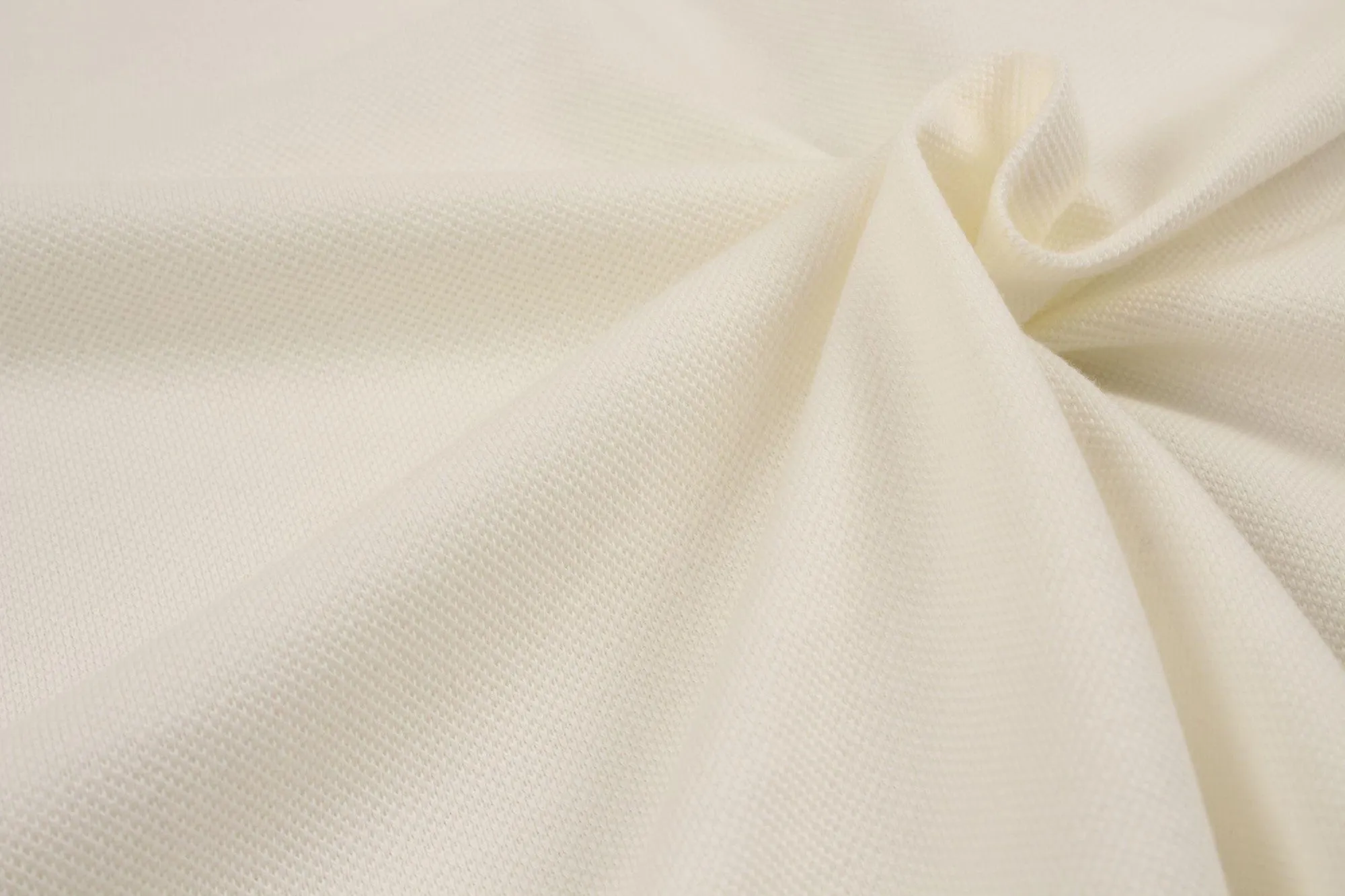Premium Cotton Piquet - Off-White