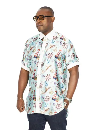 Silky Shirt For Men - Sea