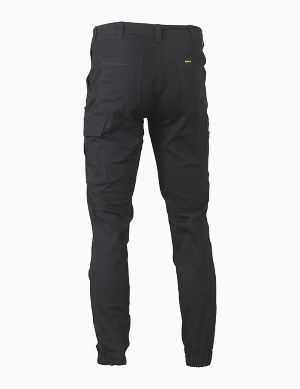 Stretch Cotton Drill Cargo Cuffed Pants
