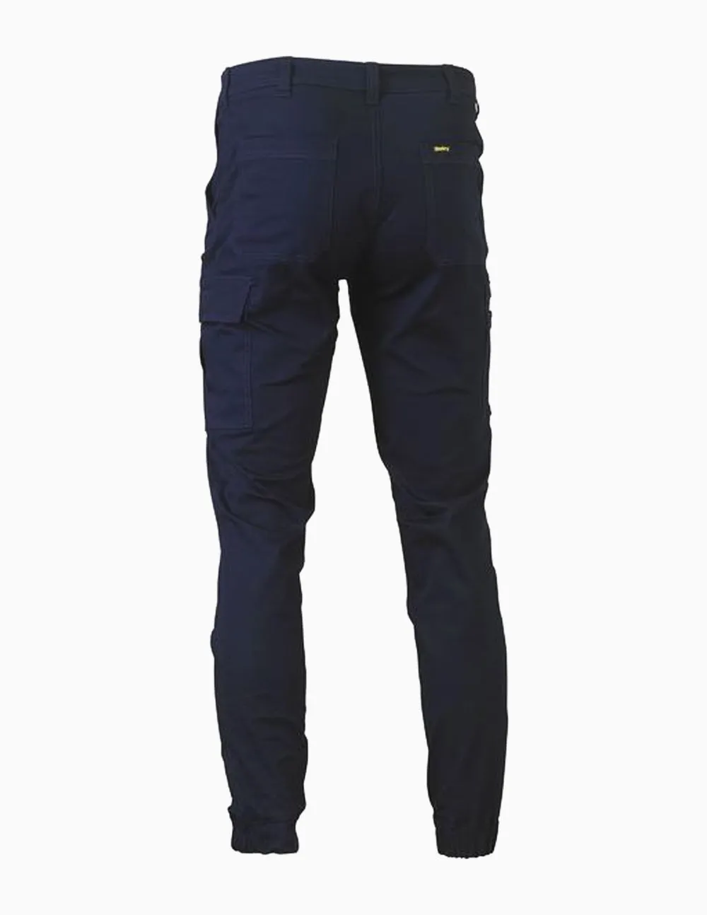 Stretch Cotton Drill Cargo Cuffed Pants