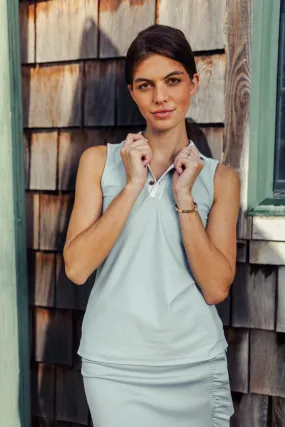 The Alice Polo - Dusty Blue