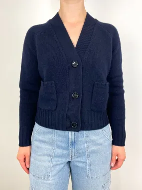 V Cardigan in Deep Night