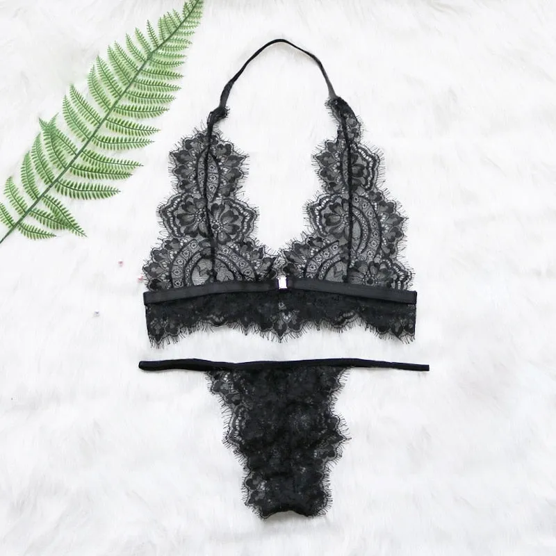 Women Lace Bra Set