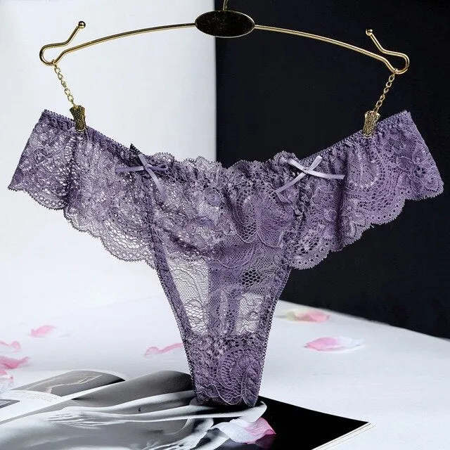 Women Lace Transparent Panties
