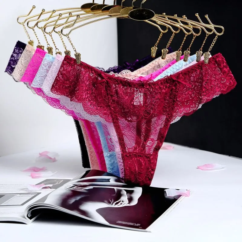 Women Lace Transparent Panties